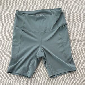 Gray/Sage Women's Athletic Shorts